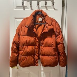 Loft Puffer Jacket (burnt orange)